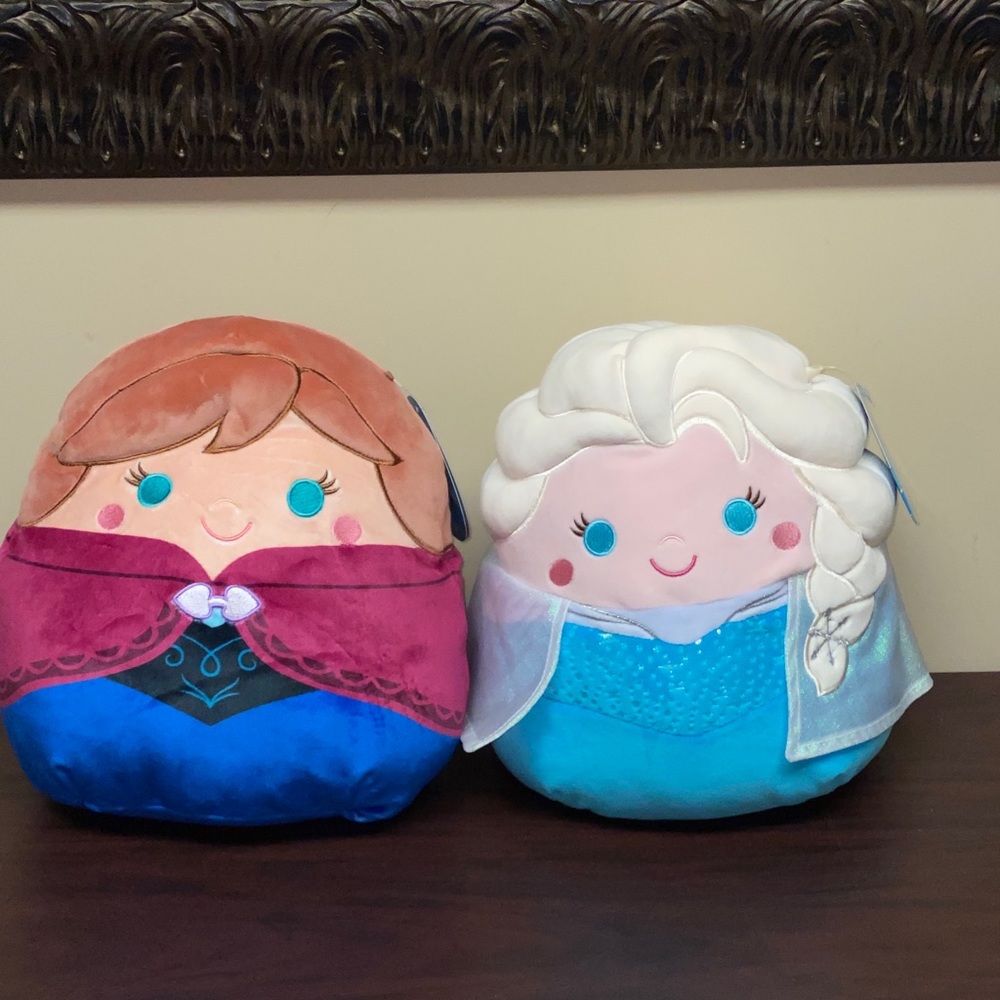 NWT Disney Frozen Anna & Elsa Squishmallows plush Kelly Toy